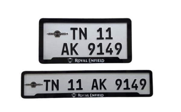 Number plate